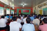 Ủy ban MTTQ Việt Nam tỉnh tập huấn công tác tuyên truyền xây dựng nông thôn mới tại xã Khánh Bình, huyện Trần Văn Thời.