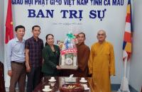 Phó Chủ tịch Thường trực Ủy ban MTTQ Việt Nam tỉnh Dương Thu Hiền thăm, chúc mừng năm mới một số tổ chức tôn giáo trên địa bàn tỉnh.